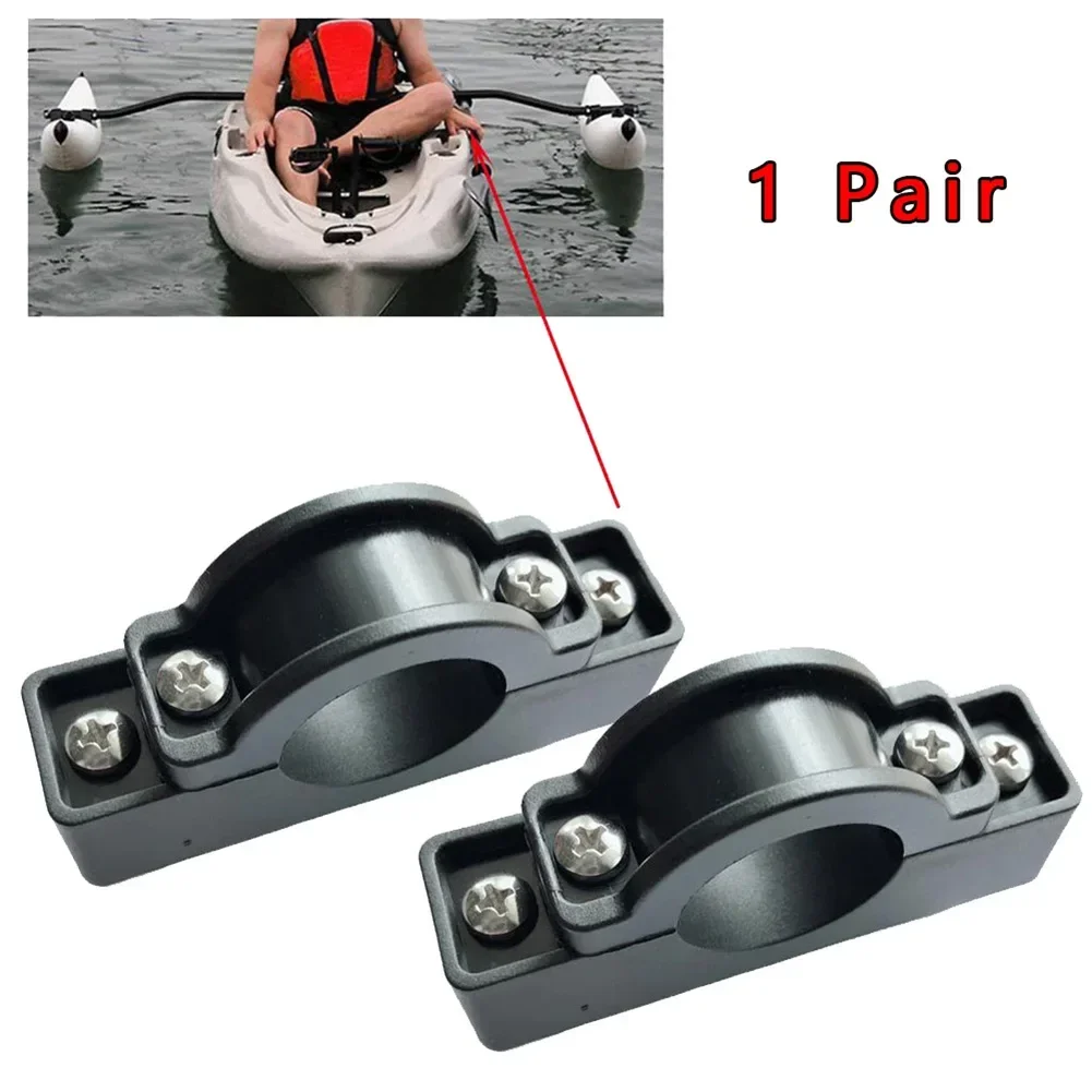 Fishing Kayak Cart - 2er-Set Kajak-Kanu-Stehstangen-Stabilisator, Ausleger-Halterung, Stangenclip, Kajak-Ausleger-Stabilisatoren, Bootszubehör