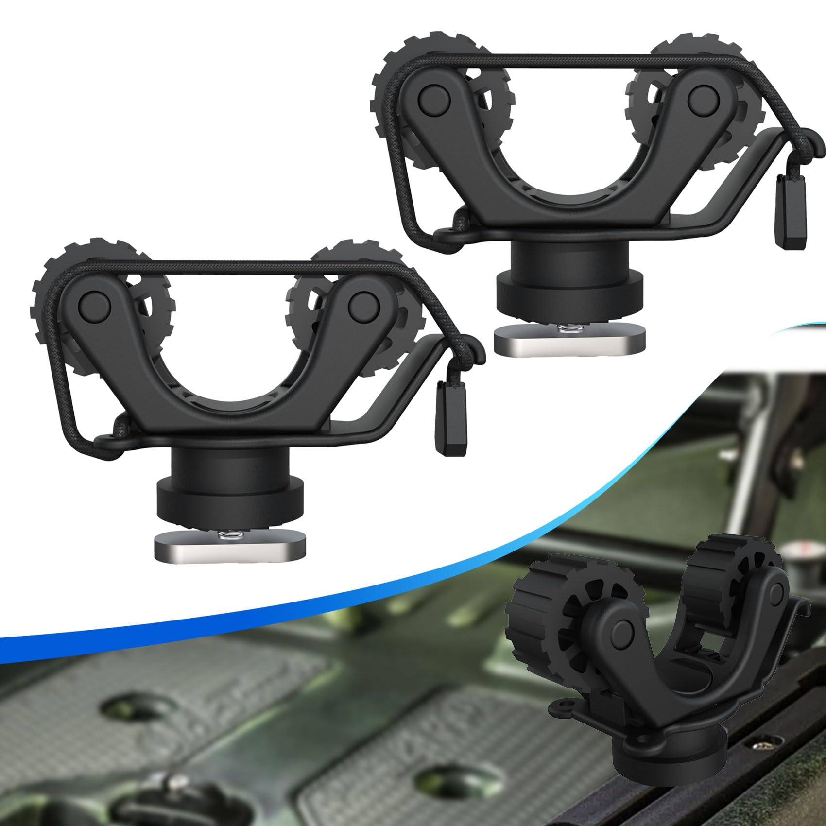 Fishing Kayak Rod Holder - Kajak Rail Paddle Halter Kajak Track