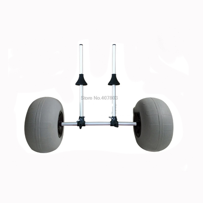 Fishing Kayak Cart - Faltbarer aufrechter Kajak-Anhänger mit Plattform, Strandanhänger,